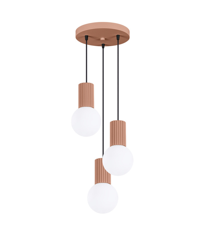 Halo Cluster Pendant Ceiling Light Mocha 3x G9-1