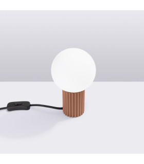 Halo Globe Table Lamp Mocha 1x G9-2