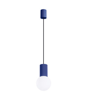 Halo Slim Pendant Ceiling Light Ultramarine 1x G9-1