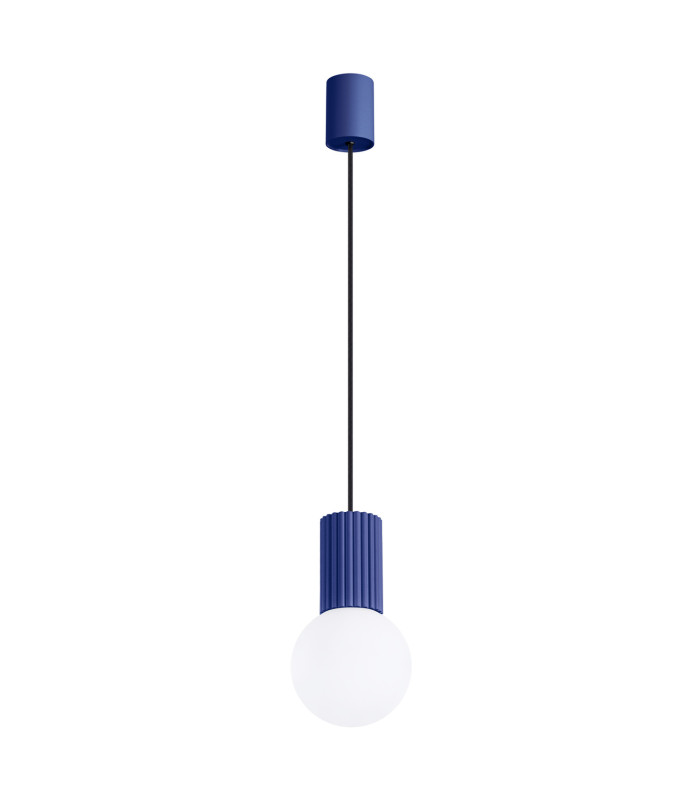 Halo Slim Pendant Ceiling Light Ultramarine 1x G9-1