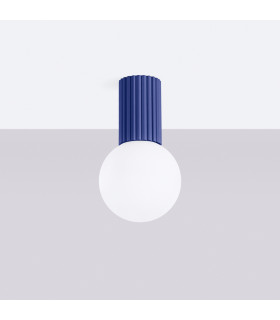 Halo Bathroom Ceiling Light Ultramarine 1x G9IP44-2