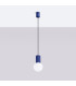 Halo Slim Pendant Ceiling Light Ultramarine 1x G9-2