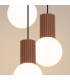 Halo Cluster Pendant Ceiling Light Mocha 3x G9-4