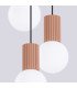 Halo Cluster Pendant Ceiling Light Mocha 3x G9-5