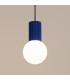 Halo Slim Pendant Ceiling Light Ultramarine 1x G9-4