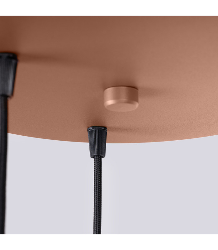 Halo Cluster Pendant Ceiling Light Mocha 3x G9-7