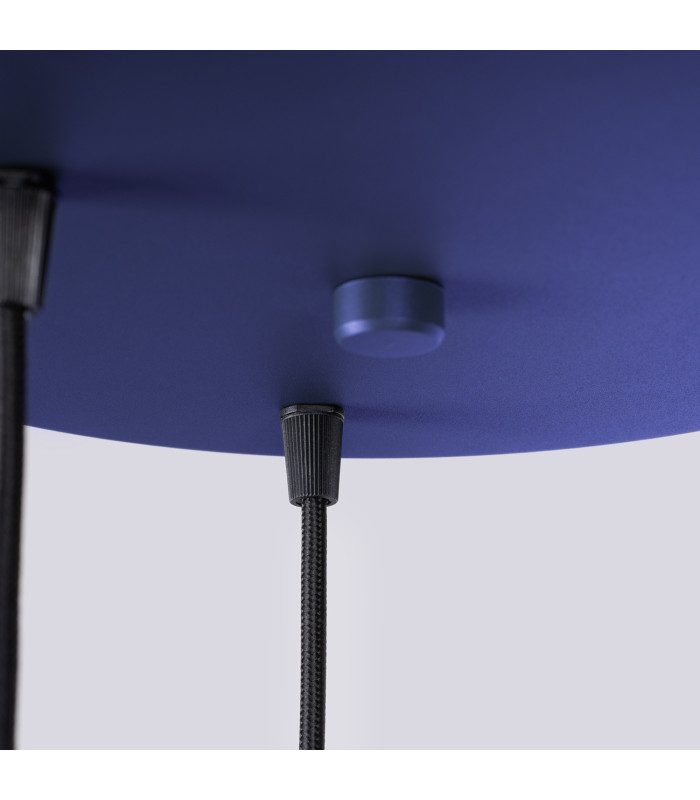 Halo Cluster Pendant Ceiling Light Ultramarine 3x G9-7