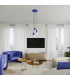 Halo Cluster Pendant Ceiling Light Ultramarine 3x G9-12
