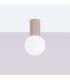 Halo Bathroom Ceiling Light Taupe 1x G9IP44-2