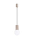Halo Slim Pendant Ceiling Light Taupe 1x G9-1