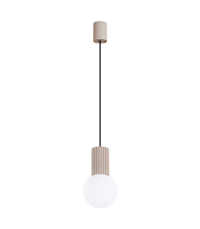 Halo Slim Pendant Ceiling Light Taupe 1x G9-1
