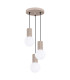 Halo Cluster Pendant Ceiling Light Taupe 3x G9-1