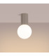 Halo Bathroom Ceiling Light Taupe 1x G9IP44-3