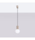 Halo Slim Pendant Ceiling Light Taupe 1x G9-2