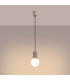 Halo Slim Pendant Ceiling Light Taupe 1x G9-3