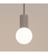 Halo Slim Pendant Ceiling Light Taupe 1x G9-4