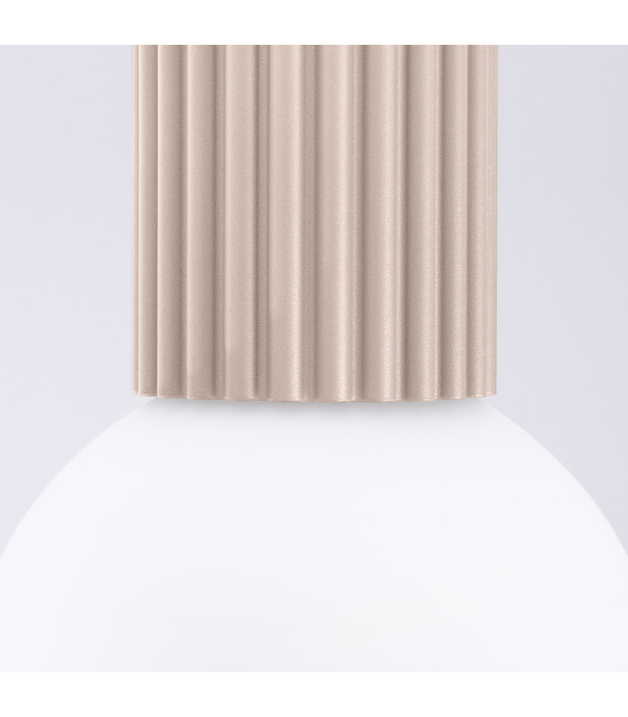 Halo Bathroom Ceiling Light Taupe 1x G9IP44-5