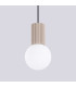 Halo Slim Pendant Ceiling Light Taupe 1x G9-5