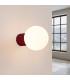Halo Bathroom Wall Lamp Burgundy 1x G9IP44-3