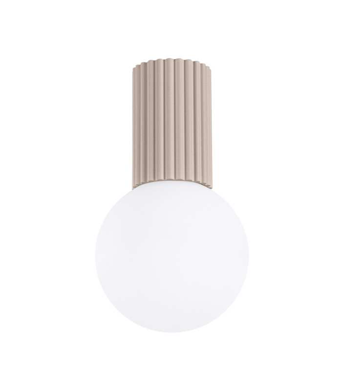 Halo Bathroom Ceiling Light Taupe 1x G9IP44-1