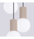 Halo Cluster Pendant Ceiling Light Taupe 3x G9-5