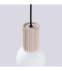 Halo Slim Pendant Ceiling Light Taupe 1x G9-7
