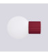 Halo Bathroom Wall Lamp Burgundy 1x G9IP44-5