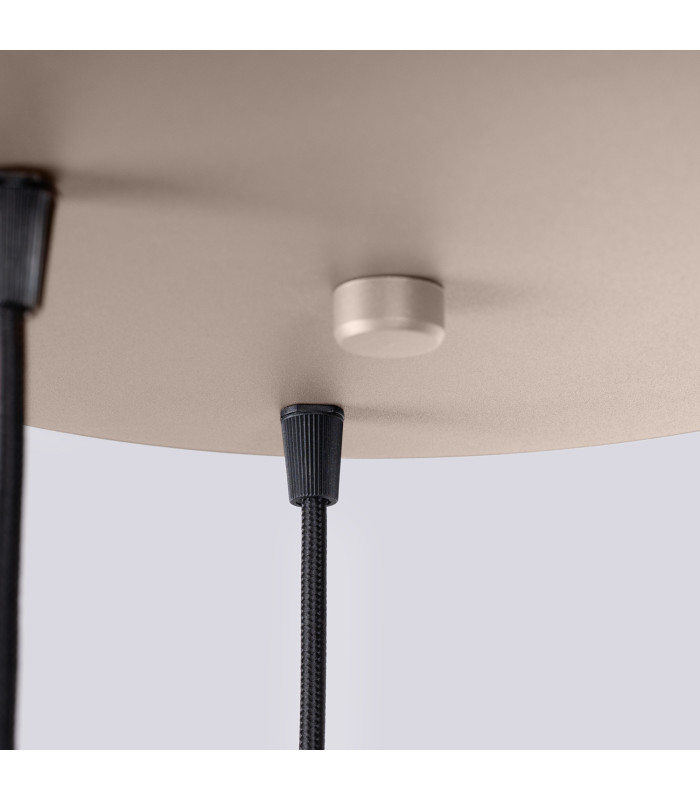 Halo Cluster Pendant Ceiling Light Taupe 3x G9-7