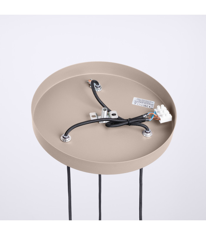 Halo Cluster Pendant Ceiling Light Taupe 3x G9-8