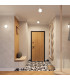 Halo Bathroom Ceiling Light Taupe 1x G9IP44-14