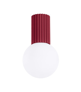 Halo Bathroom Ceiling Light Burgundy 1x G9IP44-1