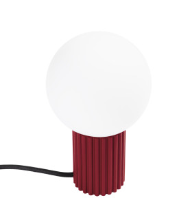 Halo Globe Table Lamp Burgundy 1x G9-1