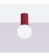 Halo Bathroom Ceiling Light Burgundy 1x G9IP44-2