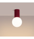 Halo Bathroom Ceiling Light Burgundy 1x G9IP44-3
