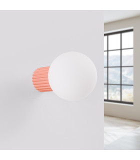 Halo Bathroom Wall Lamp Peach 1x G9IP44-2