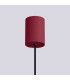 Halo Slim Pendant Ceiling Light Burgundy 1x G9-6