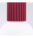 Halo Bathroom Ceiling Light Burgundy 1x G9IP44-5