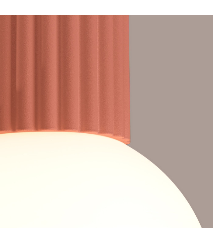 Halo Bathroom Ceiling Light Peach 1x G9IP44-4