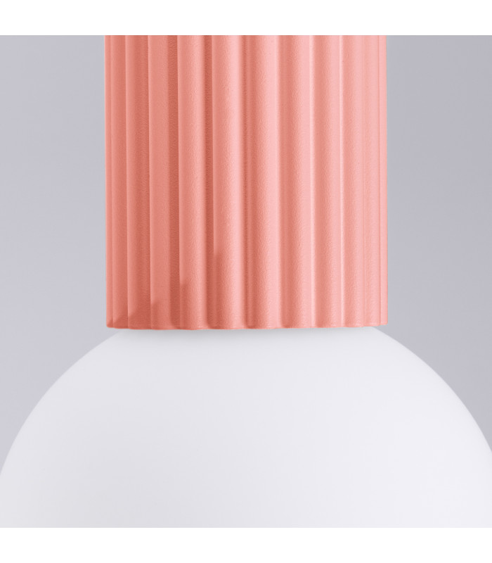 Halo Bathroom Ceiling Light Peach 1x G9IP44-5