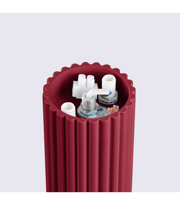 Halo Bathroom Ceiling Light Burgundy 1x G9IP44-7