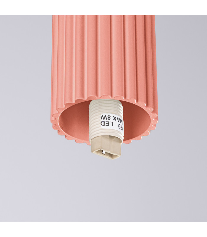 Halo Bathroom Ceiling Light Peach 1x G9IP44-6