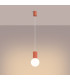 Halo Slim Pendant Ceiling Light Peach 1x G9-3