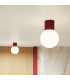 Halo Bathroom Ceiling Light Burgundy 1x G9IP44-13