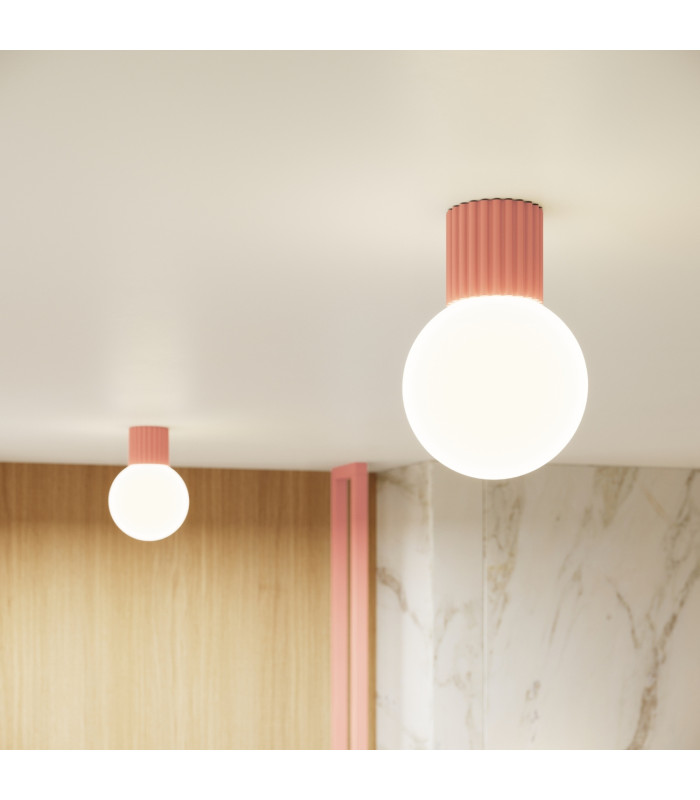 Halo Bathroom Ceiling Light Peach 1x G9IP44-13