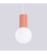 Halo Slim Pendant Ceiling Light Peach 1x G9-5