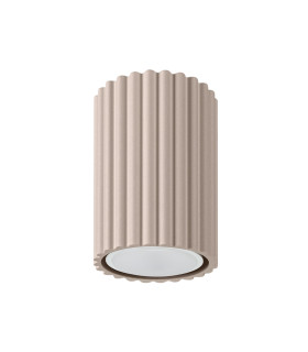 Karbon 10cm Surface Mounted Downlight Taupe 1x GU10-1