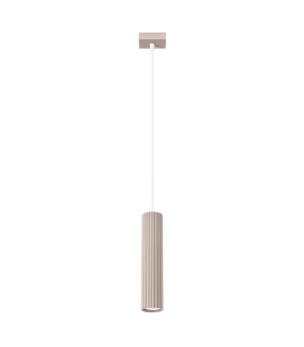 Karbon Slim Pendant Ceiling Light Taupe 1x GU10-1