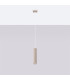 Karbon Slim Pendant Ceiling Light Taupe 1x GU10-2