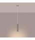 Karbon Slim Pendant Ceiling Light Taupe 1x GU10-3