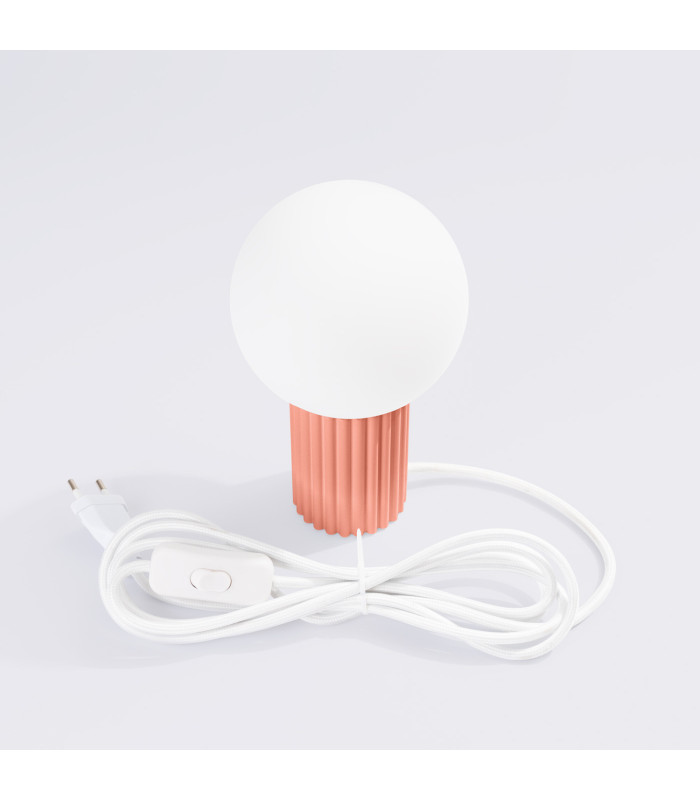 Halo Globe Table Lamp Peach 1x G9-5